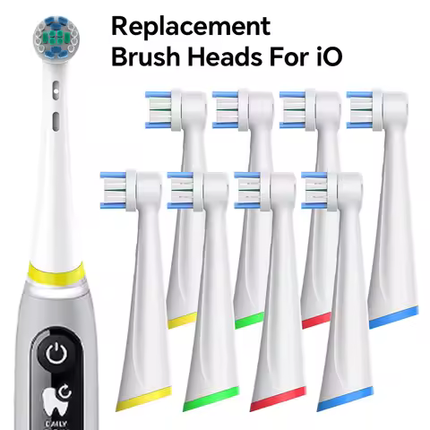 Compatible with Oral B iO 2/3/4/5/6/7/7G/8/9/10 Electric Toothbrush Replacement Brush Heads, IO Toot