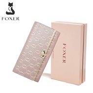 Foxer official store long wallet for women ladies wallet card holder wallet