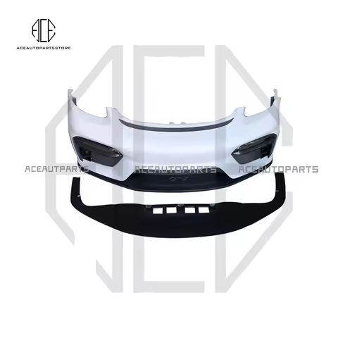 718 GT4 style Carbon fiber FRP front bumper for Porsche Boxster Cayman 718 Car front lip