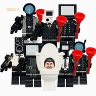 Game Signal Television Person Audio Titan Sound Man Skibidi Toilet Trendy Block Monitor Building Blo
