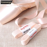 FOREVERGO 200cm Woman Satin Canvas Ballet Pointe Shoes Bandage For Ballerina Dancing A2L4