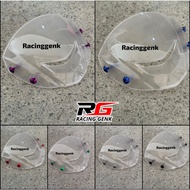 F1ZR FRONT SHIELD VISOR FIZR 125Z 125ZR JUPITER Z1 PLUS IMPORTED CNC VISOR BOLT FIZR VISOR PLUS CNC 