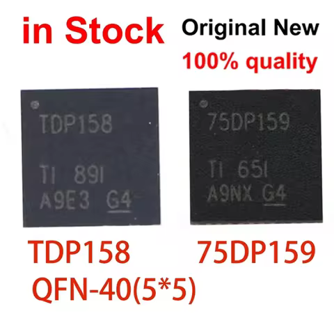 2/5/10pcs TDP158 TDP158RSBR SN75DP159 HDMI IC Retimer QFN-40 for XBOX ONE X ONE S 100% NEW IC Chipse