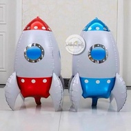 4D Rocket Foil Balloon 4D Rocket Balloons Space Balloon/