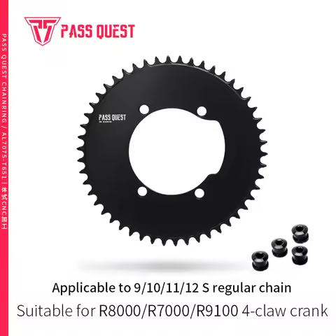 Pass Quest 110 BCD Chainring 42T -60T Road Bike Sprocket for Shimano 105 R7000 R8000 R9100