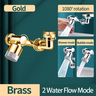 Universal Faucet Extender 1080° Faucet Aerator Gold Washbasin Extender Filter Splash Swivel Adapter 