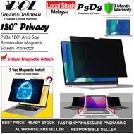 PsDs MacBook Air 13 2022 A2681 M2 EMC 4074 A3113 A3240 180 Magnetic Privacy Anti-Spy Removable Scree