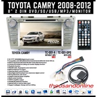 TC-001 TOYOTA CAMRY 8 INCH DOUBLE DIN DVD MONITOR