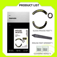 TALONGAMES Glass Mouse Skates Mouse Sensor Skate Glide Pads for Logitech G403/G607/G703 Mouse