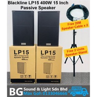 Blackline LP15 400w 15 Inch Passive Speaker(2 Units/1 Pair)Free Speaker Stand 2 Units And 20M Speaker Cable 2 Units