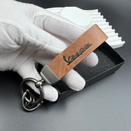 Leather Motorcycle Key Ring For Vespa GTS300 LX125 LX150 IE Sprint Primavera 300 LX LXV Super motorc