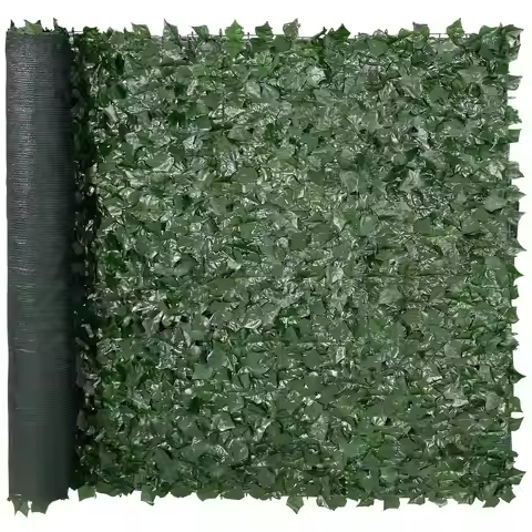Ivy Privacy Fence, 59 x 98 in Artificial Green Wall Screen, Greenery Ivy Fence with Mesh Cloth Backi