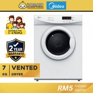 MIDEA 7KG VENTED DRYER MD7388