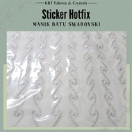 Batu Crystal AB Sticker Hotfix Batu Manik Copy Swarovski Tampal Premium Grade