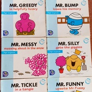 Mr Men New Library Set of 6 Books by Roger Hargreves Preloved English Children's Story Books