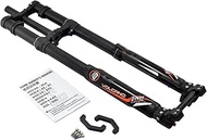 DNM USD-8S Suspension Fork Downhill DH MTB Air 1-1/8" 203mm 20mm Axle 26" 27.5", Black, ST2561