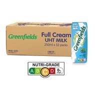 Greenfield UHT Full Cream Milk, 250ML X 32