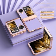Couple Luxury Bumper Casing for OPPO Find N3 Flip Ins Rose Gold N3Flip 3in1 Phone Case