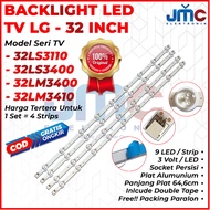 LG LED TV BACKLIGHT 32 INCH 32LS3400 32LS3110 32LM3410 32LM3400 LG BL LAMP 32LS 32INC INCH 9K 3V
