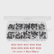 50-900PCS Transistors Kit PNP NPN A1015 S8050 S8550 S9012 C1815 MJE13001 2N3904 2N3906 BC327 BC337 B