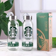 ขวดน้ำสตาร์บัค Starbucks ขวดแก้ว แบบพกพา ขนาด 300 ml.