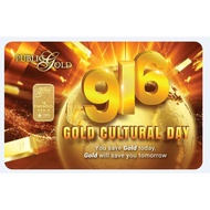 Public Gold Bullion Bar PG 1g (Au 999.9) - 916 Gold Cultural Day