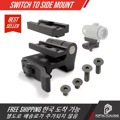 Switch to Side STS Mount For Replica And Original G33 G43 G45 Magnifier with 7mm Riser