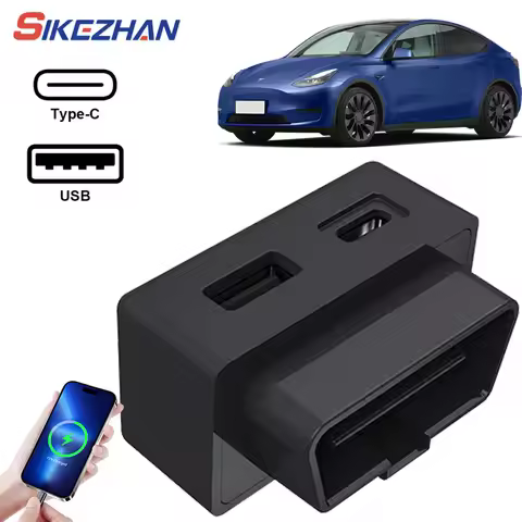 YZ For Tesla Model 3 Model Y X S OBD Adapter Charging For Tesla Car Model3 ModelY obd2 Splitter Char