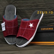 [ COD ] SANDAL CONVERSE7 ONE STAR SUEDE FREE BOX SLIP ON MARON