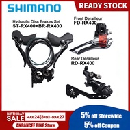 Shimano GRX RX400 Groupset Hydraulic Disc Brake Road Bicycle 2x10s Front Rear Derailleur Shifter Bra
