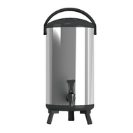 [特價]【渥思】日式不鏽鋼保溫保冷茶桶-12公升 [台灣製造 304不鏽鋼內膽]質感黑