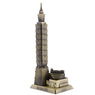 [Kesoto3] Alloy Taipei 101 Building Figurine Statue Model Home/Office Decor Gift