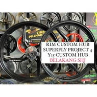 RIM BELAKANG CUSTOM HUB SUPERFLY PROJECT 4 Y15 CUSTOM HUB
