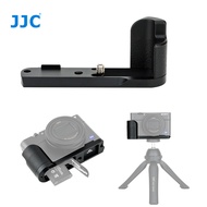 JJC HG-RX100 Camera Hand Grip Quick Release L Plate for Sony RX100 VI RX100 VA RX100 V RX100 IV RX100 III RX100 II Cameras, Anti-Slip Pads Design, Speaker Hole, Extra 1/4"-20 Tripod Hole
