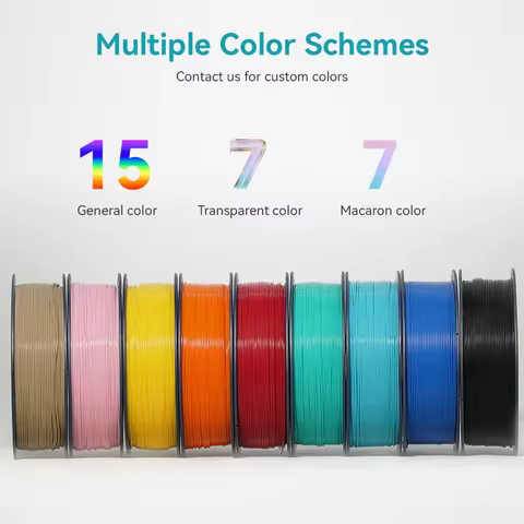 SUNLU 5KG PETG /Clear 3D Printer Filament 1.75mm 1000g Spool (2.2lbs) Neatly Arranged No Knot Filame