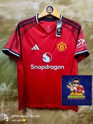 PWSL!! #เสื้อผีแดง แมนยู เจ้าบ้าน 2025/26 สีแดง งานเทียบ แฟนบอล AAA เสื้อเปล่า + ทำฟูลออฟชั่น EPL