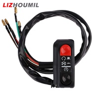 LIZHOUMIL Rugged Waterproof Ignition Starter Kill Switch Push Button On/off Switch Universal 22 Mm For Most Motorcycles Atvs Scooters