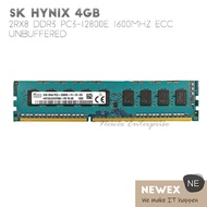 SK Hynix 4GB 2Rx8 PC3-12800E DDR3 1600MHz ECC Unbuffered | Micron 4GB 2Rx8 PC3L-10600R-9-11-LP RAM S