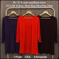 Fb1116 blouse Lycra / baju borong murah