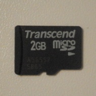 Transcend 2GB micro SD TF memory card