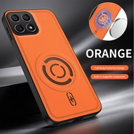Casing For Honor X6C HonorX6C Leather Phone Case Camera Lens Protection Shockpoof Cases Back Cover