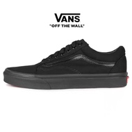 Vans All Black shoes Vans slip on shoe vans Old Skool shoe Women Men Sneakers vans full black shoes Sepatu sekolah