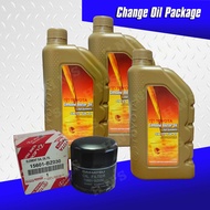 Toyota Genuine Motor Oil Full Synthetic 5W-40 Oil Change Bundle For Toyota Wigo 1.0 / Toyota Raize 1