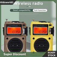 [kidsworld1.sg] HRD-701 Full-Band Digital Radio Built-in 1000mAh Lithium Battery Portable Radio