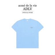 ADLV [acme de la vie] Oversize T-Shirt Basic Short Sleeve 2 R Blue (50011OBSSSU_U5BLXX) T Shirt Lela