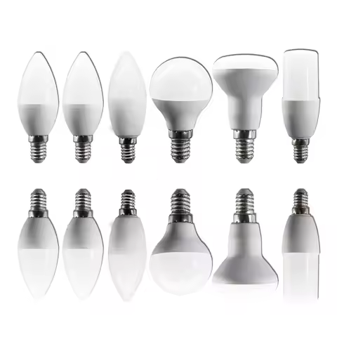 4pcs LED Bulb G45 C37 T37 R50 Lamps E14 AC220V-240V 3W 6W 7W 9W No Flicker RA80+ Lighting for Home B