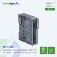 SCHNEIDER MODULE TM3 - 4 AI 2 AO TM3AM6