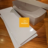 Slab Cake Board & Cake Box SET 8x20" and 10x30" (1 BOARD & 1 BOX)