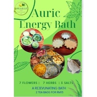 AURIC HEALING SHOWER GEL WITH 7 TYPES OF FLOWERS AND HERBS AND 3 TYPES OF SALT