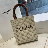 *SHIHNA名牌精品* CELINE Triomphe 帆布迷你型直式 Cabas手袋